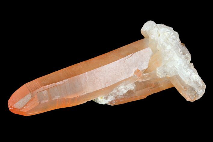 Natural, Red Quartz Crystal - Morocco #128054